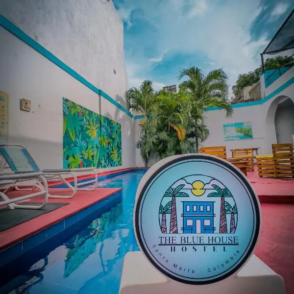 The Blue House Hostel Santa Marta，位于圣玛尔塔的酒店