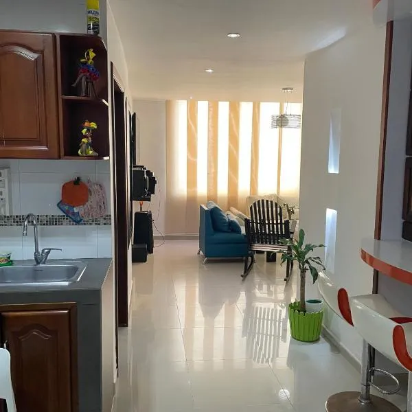APARTMENT WHITE BOCAGRANDE - Los Delfines, hotel in Cartagena de Indias