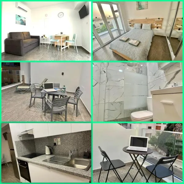 Ev Zin - Modern, cozy, 1 bed, pool, 2 balconies, A105, hotel in Kato Paphos