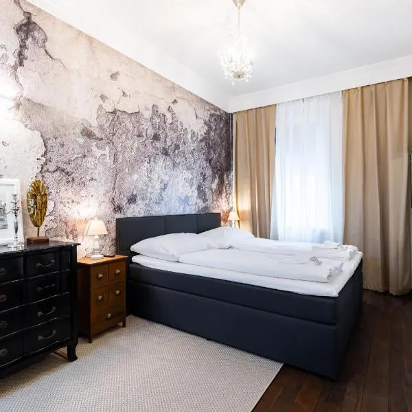 Luxury 2 bedroom apartment with king-size beds，位于维也纳的酒店