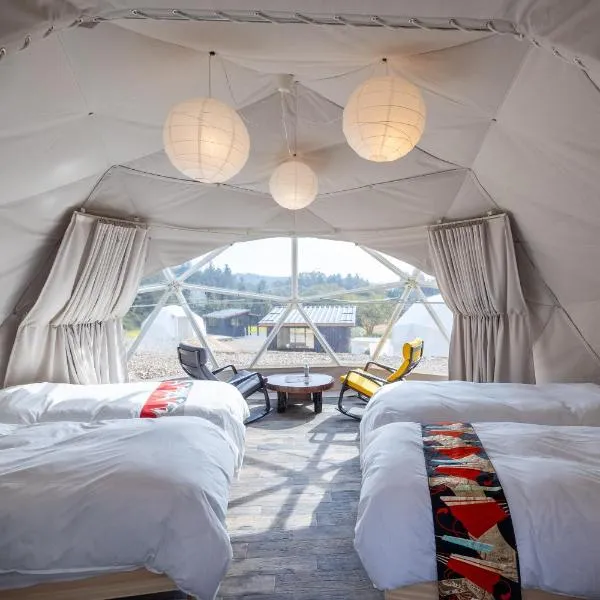 里山グランピングむすびペット棟, hotel v destinaci Mizunami