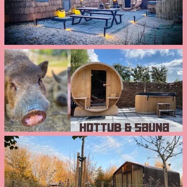 Bed & Wellness Klein Knorrestein with private hottub and sauna and tandembike rental included in price, hôtel à Almere