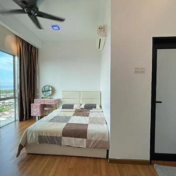 Sekinchan Simple LoveSea House ~ Seaview 3-14AB, hotel v destinaci Sekincan