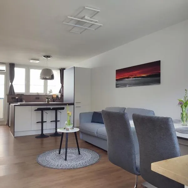 100m zum Ulmer Münster: 57m² Wohnung an der Blau, hotel v destinaci Ulm
