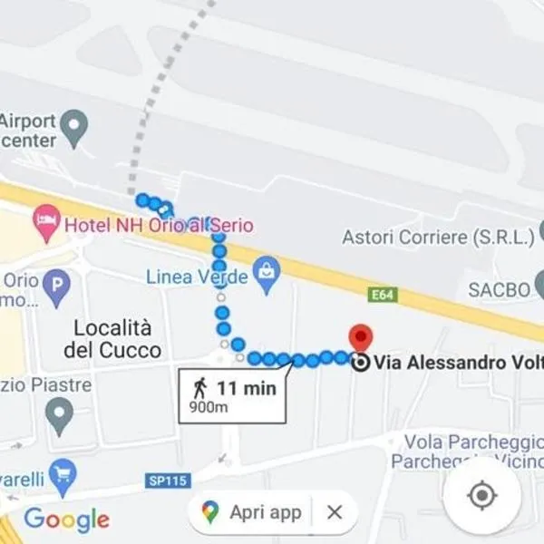 Orio al Serio में, होटल Apartment Orio Volta