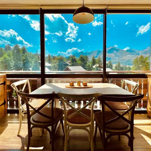 La joue du loup, aux pieds des pistes et vue sur montagnes, hotel a La Joue du Loup