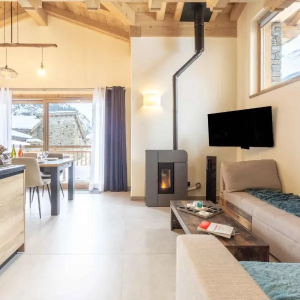 Chalet la Parrachée, отель в Ланлебур-Мон-Сени