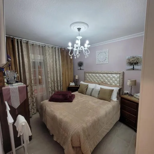 Shared accommodation a room with a view of the garden, hotel in Seville