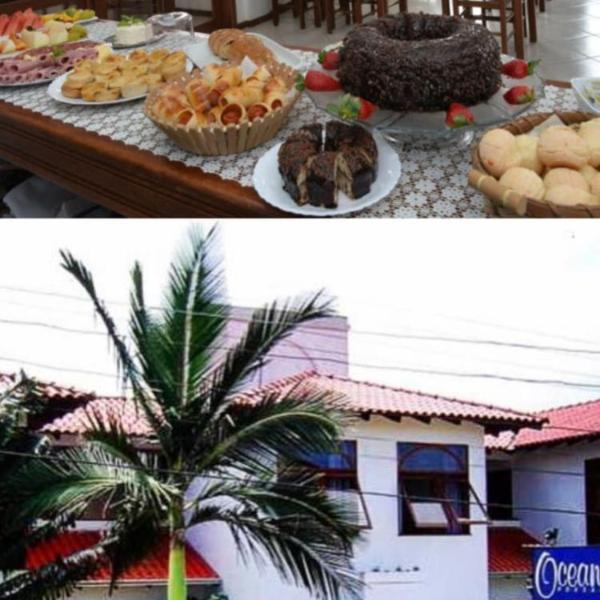 Oceano Pousada - Buffet de café da manhã e serviço de quarto diário