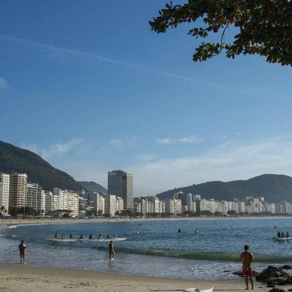 Flat Copacabana quadra da praia 907