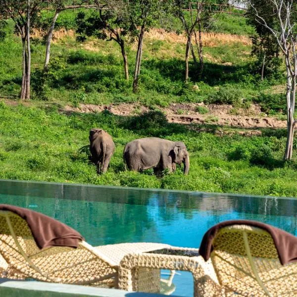 Wild Cottages Elephant Sanctuary Resort, hotel v destinaci Nathon Bay