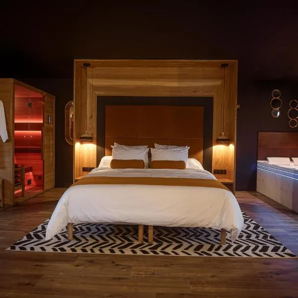 * L’Eden * Maison romantique avec balnéo et sauna, hôtel à Treize-Vents