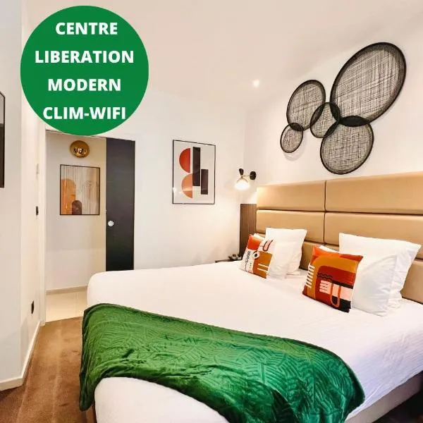 Apartment Malaussena - Reception 24&7 - Center Libération，位于尼斯的酒店