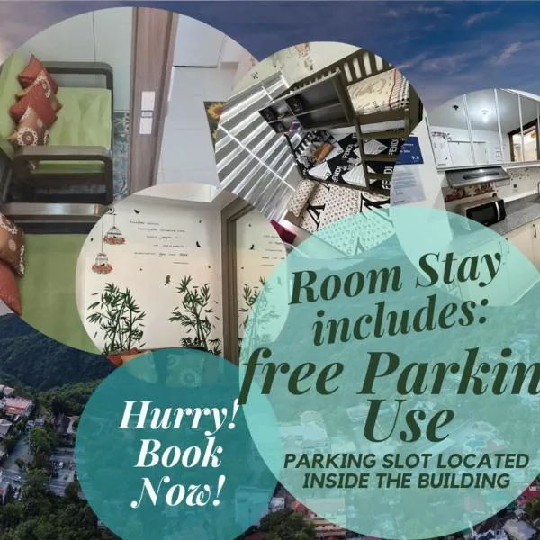 Cool at Wind Residences Tagaytay with FREE Use of Parking Space at Basement Building, hotel en Tagaytay