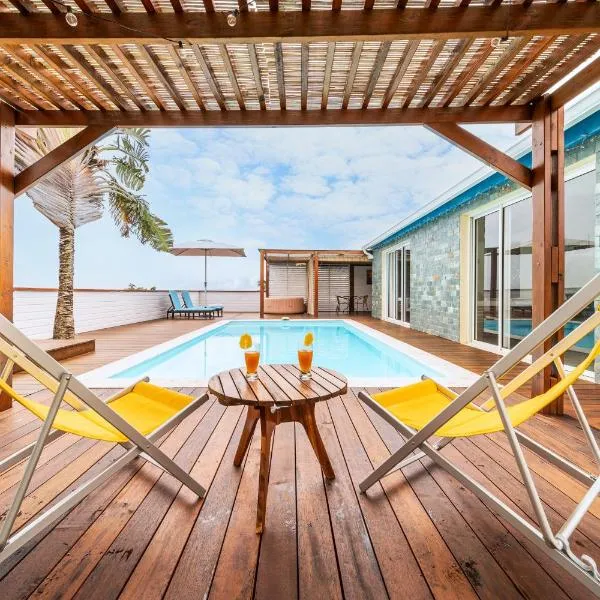 Bungalow 3 étoiles L'Escale de Takamaka avec piscine et jacuzzi – hotel w mieście Saint-Benoît
