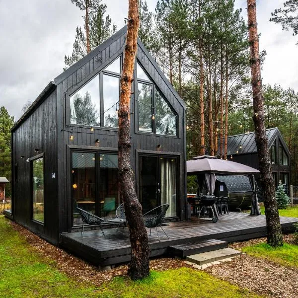 Heban Forest Cabin&SAUNA Starlink, hotel en Tomczyn