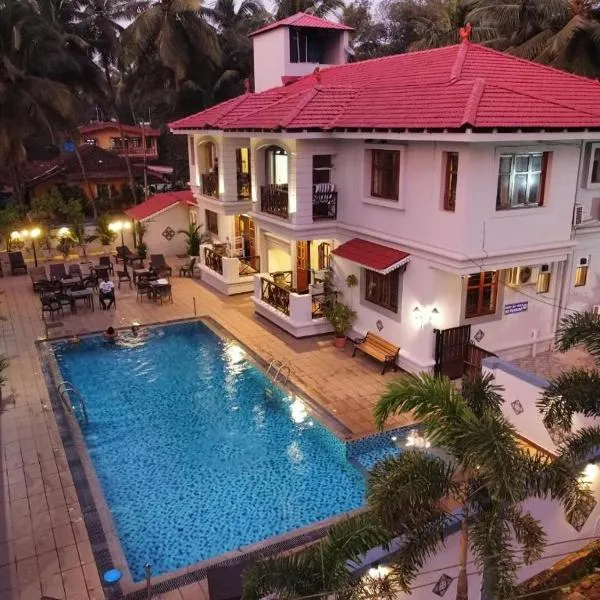 Coastal Suites Apart Hotel ---- 10 minutes walk to beach, hotell i Benaulim