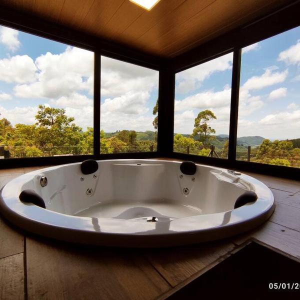 Cabana com hidro e natureza!, Estefânia
