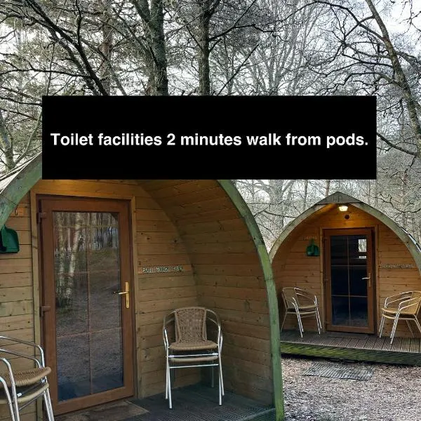 Pine Marten Bar Glenmore Pods, hotel in Aviemore