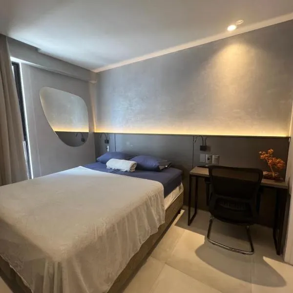 FLAT aconchegante e moderno, 100m do mar, hotel em Cabedelo