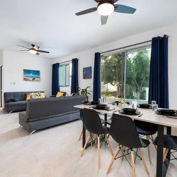 Depa Familiar PB 6pax con Alberca Rodeado de Restaurantes Zona Segura, ξενοδοχείο στην Πλαγιά Ντελ Κάρμεν