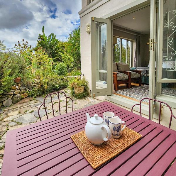 Stone Walled Garden View