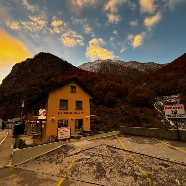 Pension Bellevue Gondo, hotel v destinaci Ruden