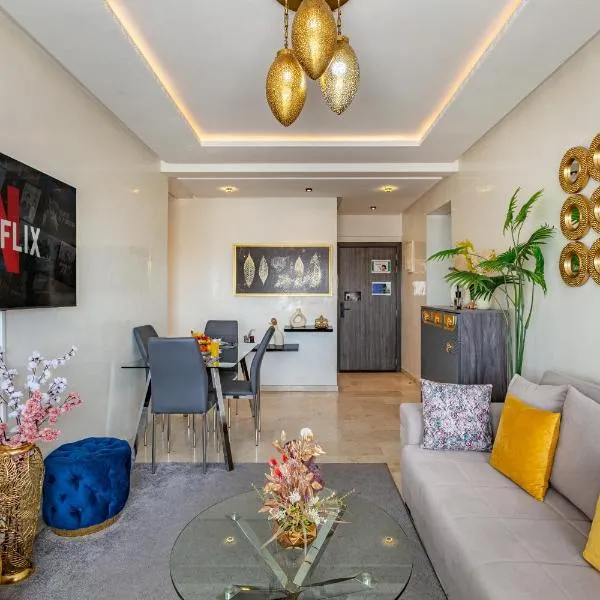 Cozy 2-bedroom apartment in Gueliz, Marrakech, hotel a Marrakech