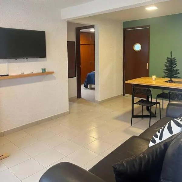 Depto. equipado, Dos Habitaciones, Centro Tulancingo, Hotel in Municipio Tulancingo de Bravo