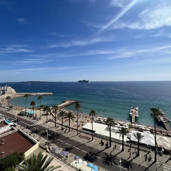 Sea View Bellamare next Palais Festival, hotel in Cannes
