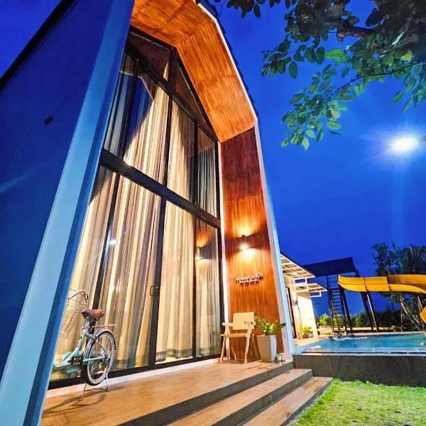 Starry Night Pool Villa Khaoyai, hotel v destinaci Wangkata