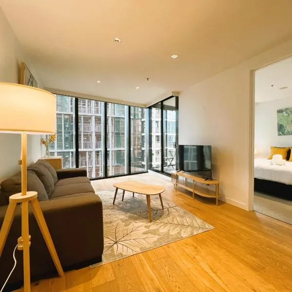 2BR 1 Bath, Dockland, Marvel Stadium, Spacious, hotell Melbourne'is