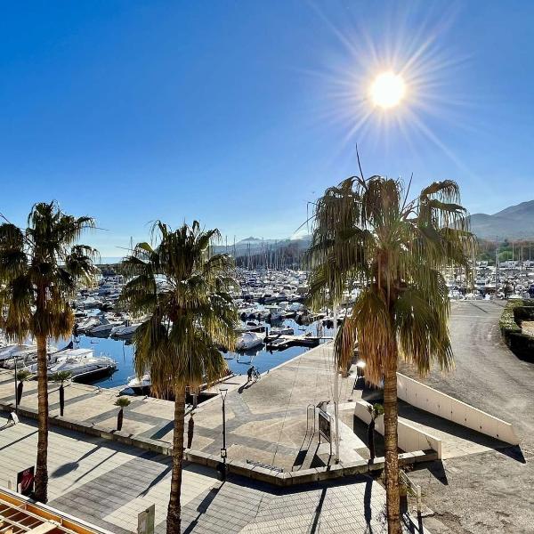 Appartement 2 pièces + cabine, superbe vue port et montagne, 6 couchages, Argelès-sur-Mer - FR-1-225-447