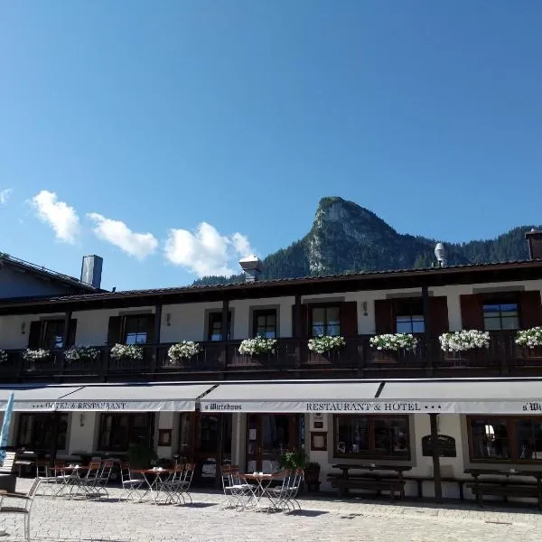 s`Wirtshaus Hotel & Restaurant, ξενοδοχείο σε Oberammergau