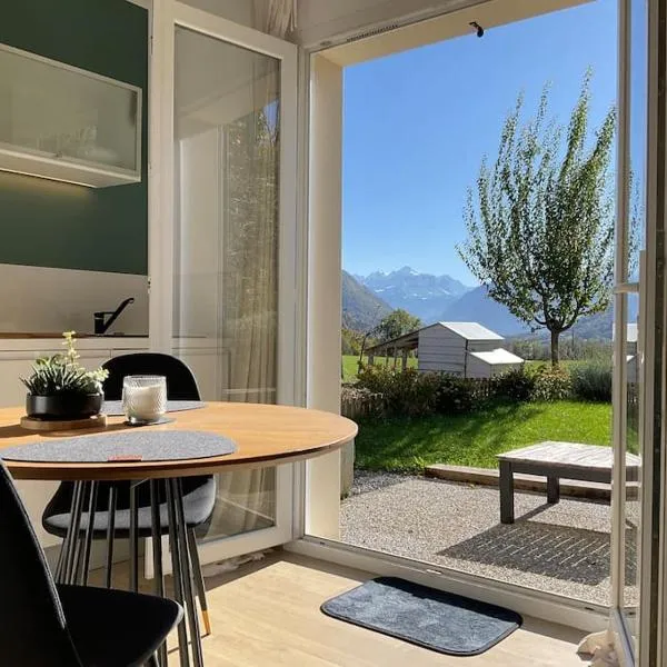 Elégant studio tout confort vue Mont blanc, hotel in Saint-Jeoire