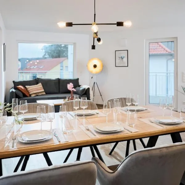 Moderne Apartments WLAN I Tiefgarage I nahe dem Zentrum und Therme I Barrierearm, ξενοδοχείο σε Bad Kissingen