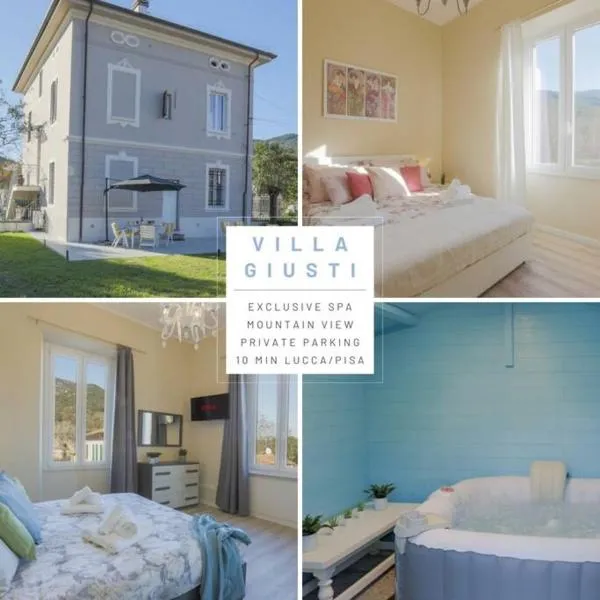 [*ViLLA GiUSTi LiBERTY HOME*] SPA BBQ Wifi Parking, ξενοδοχείο στη Λούκα