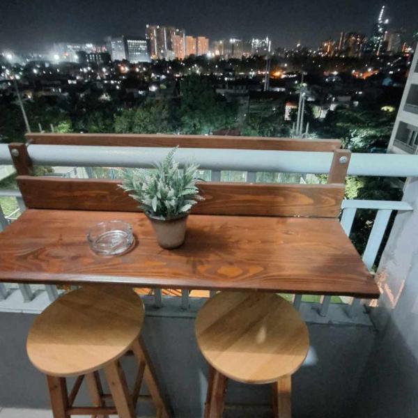 City View and WIFI in 1BR Grace Residences Taguig City, Манила