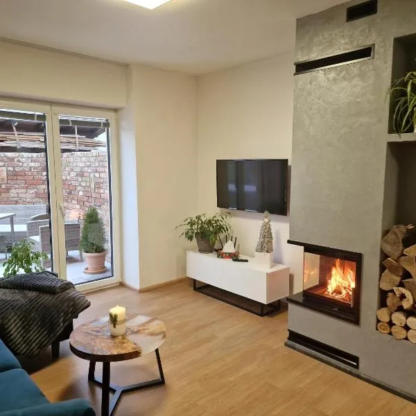 Rodinný dům u rybníka v blízkosti Olomouce, ξενοδοχείο σε Hlušovice