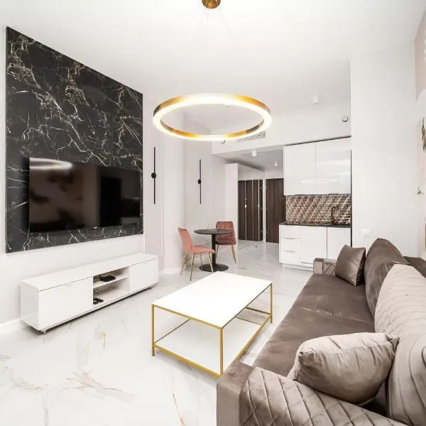 ANS Hanza Tower Apartment No 533 - Swimming pool and saunas not opened from 12-28 November、シュチェチンのホテル