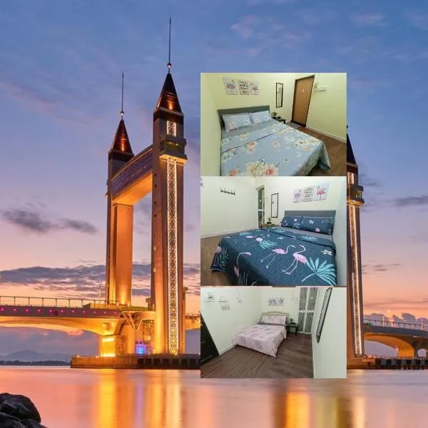 Roomstay Kuala Nerus Gated Parking - 6m to Beach & 15m to Drawbridge, hotel in Kuala Terengganu