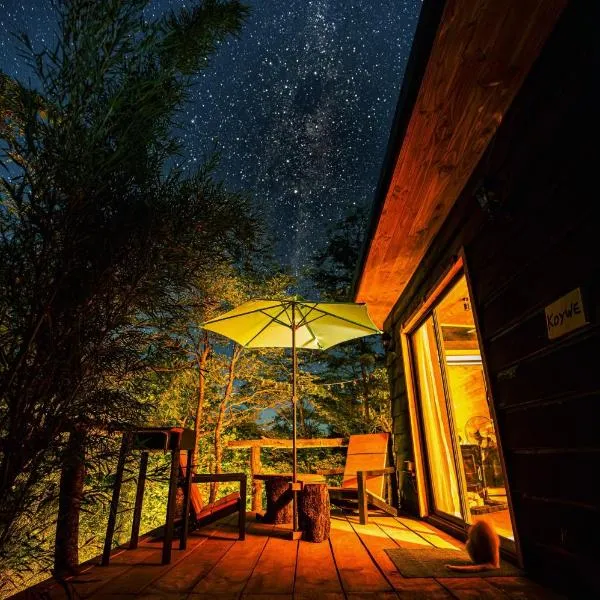 Refugios de bosque en Coñaripe, hotel v destinaci Coñaripe