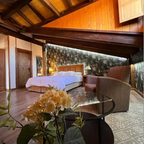 Hotel Rural Restaurante Las Baronas、Santa Cruz de la Salcedaのホテル