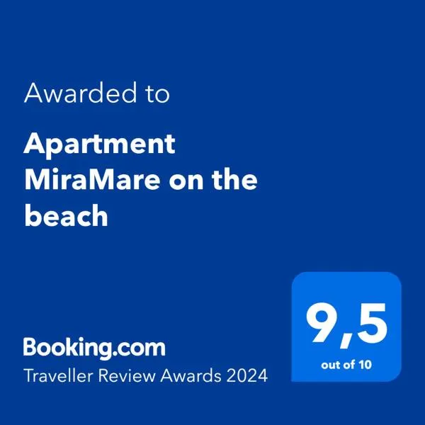 Apartment MiraMare on the beach, hotel in Split