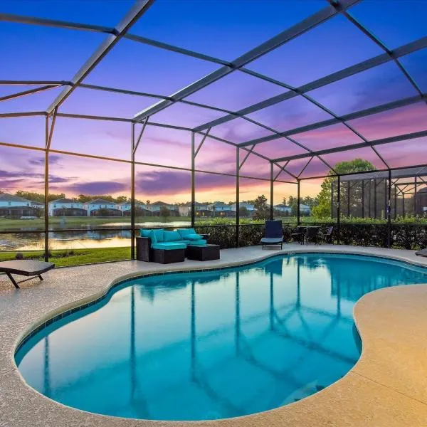 6BR w Heated Pool + 9MI to Disney + Sleeps 14, hotel Kissimmee-ben