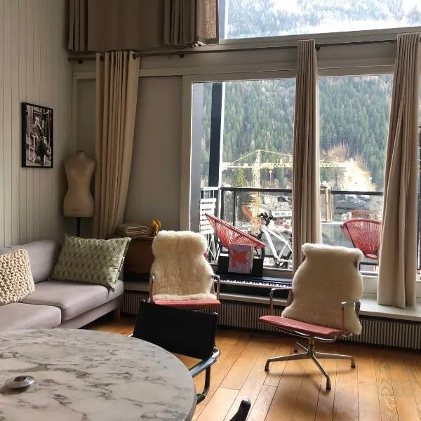 Design loft in Chamonix Center, hotel v destinaci Chamonix-Mont-Blanc