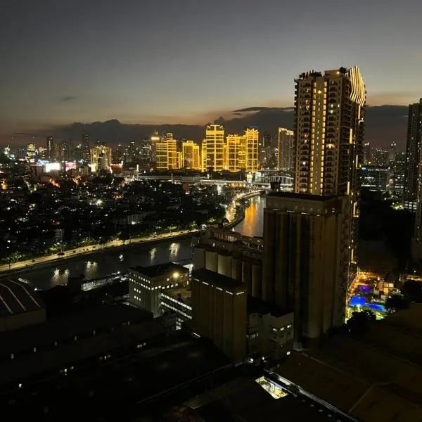 Near Bgc 1Br Wi-Fi Netflix balcony skyline, hotel en Manila