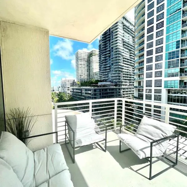 City Condo in Midtown Wynwood with pool and parking、マイアミのホテル