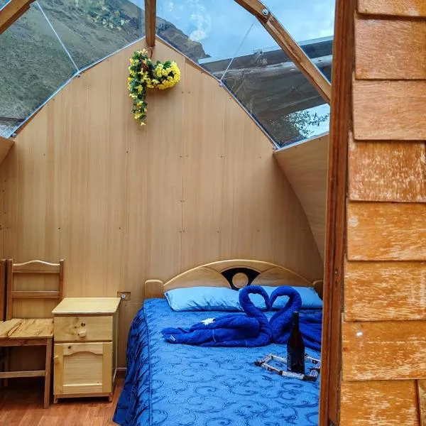 Soraypampa Hostel - Private Cabins & Dorms for Self-Guided Humantay & Salkantay Trek -Comidas-hot shower-wifi-Pack horses, hotel en Salcantay