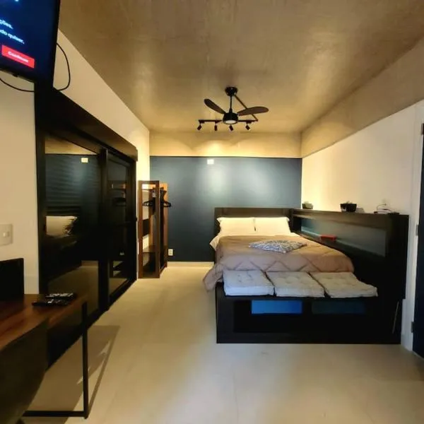 Studio novo otima localização com academia., hotel em São Paulo